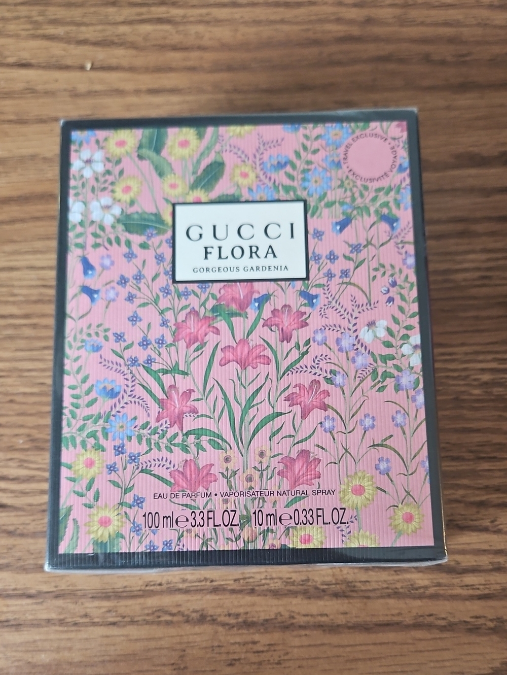 NIB Gucci Flora Gorgeous Gardenia Eau de Parfum Set — Pink Floral Box